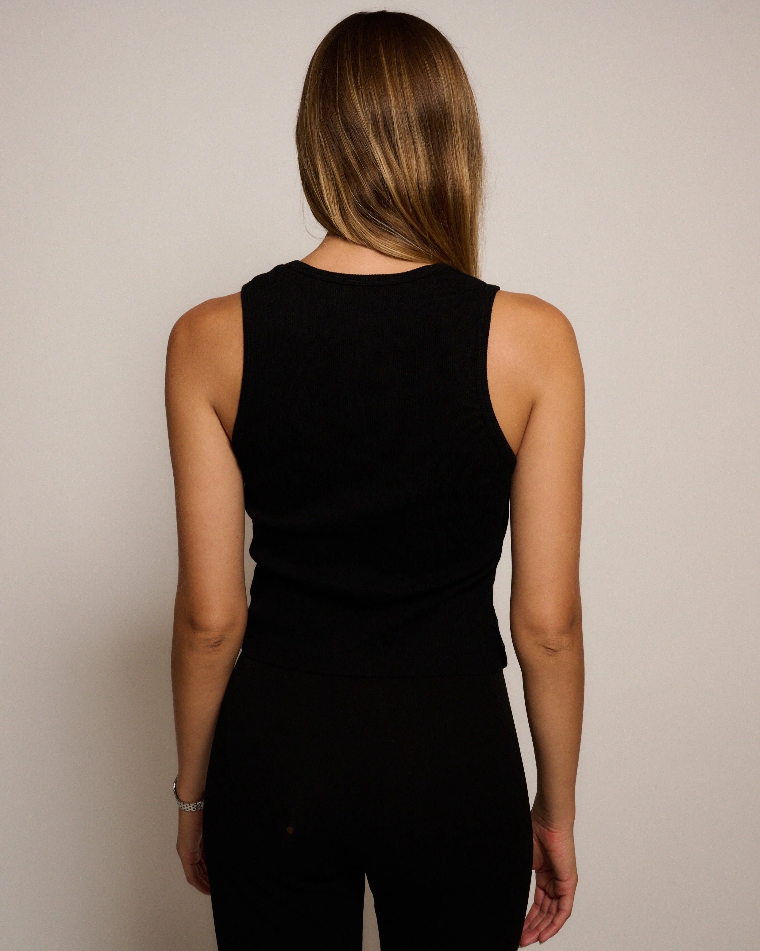 RLT RIBBED TANK - BLACK - Image 4