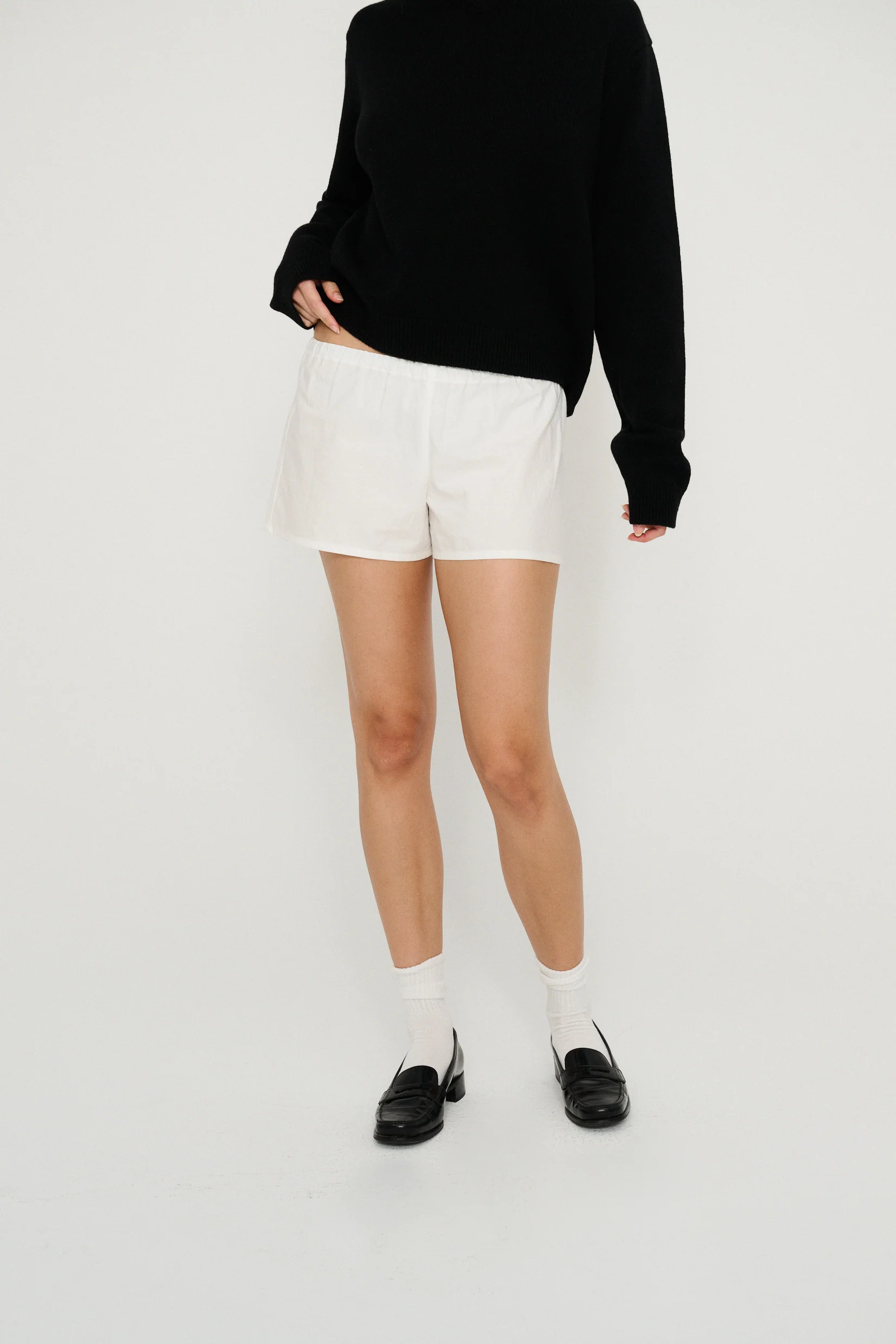 RLT POPLIN SHORT - WHITE - Image 3