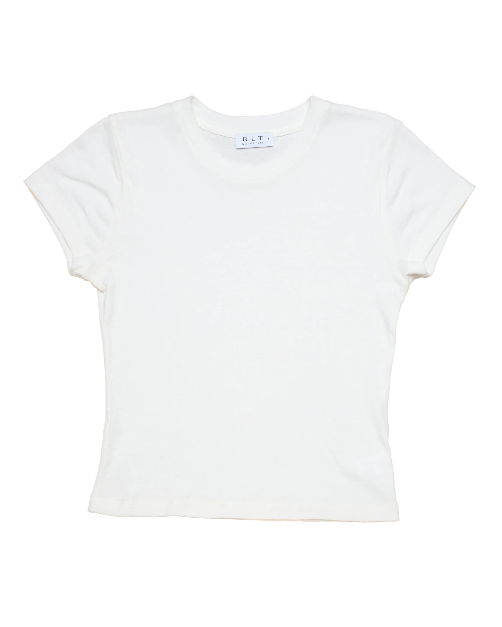 RLT COTTON CASHMERE CLASSIC TEE - WHITE