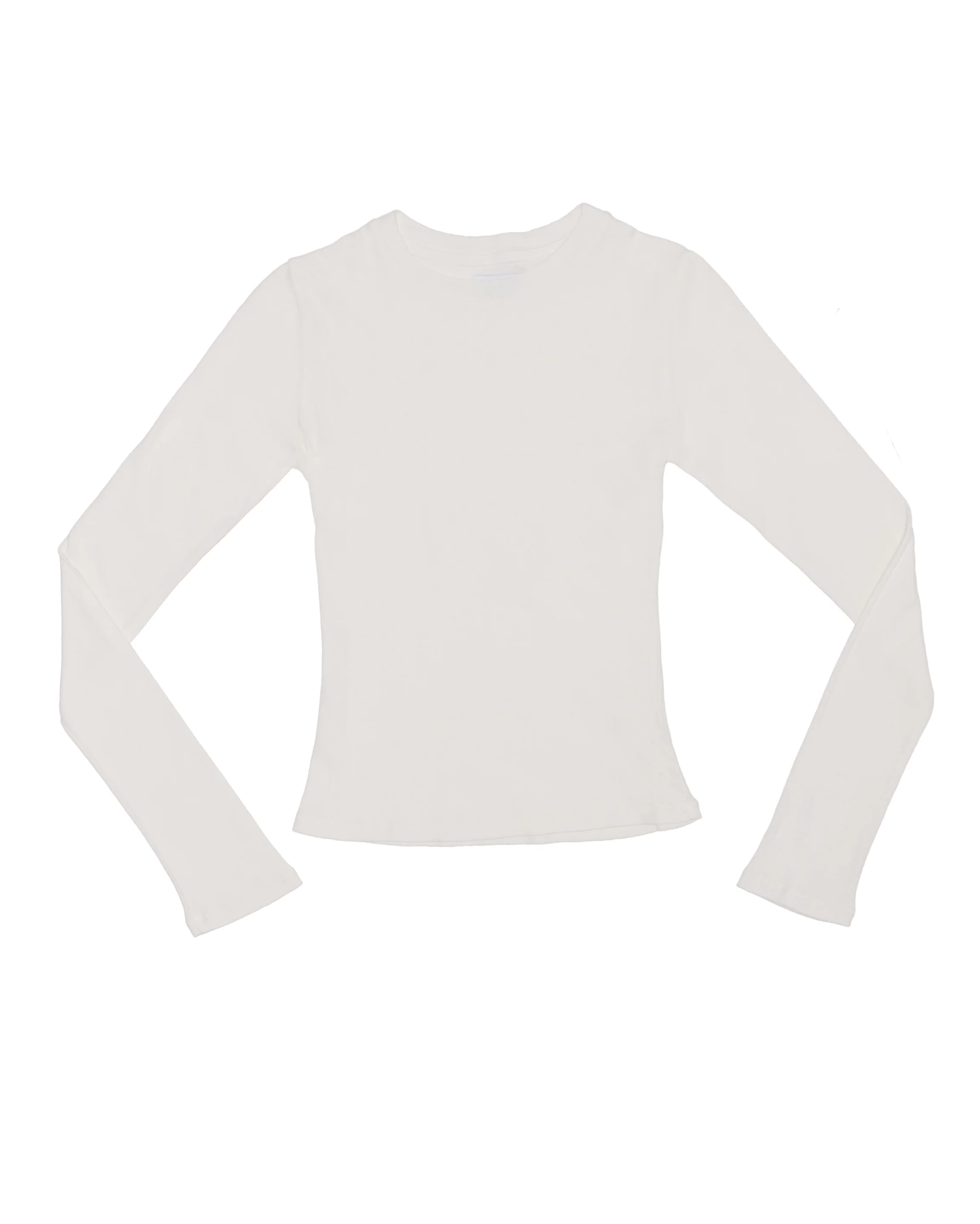 RLT POINTELLE LONG SLEEVE — WHITE