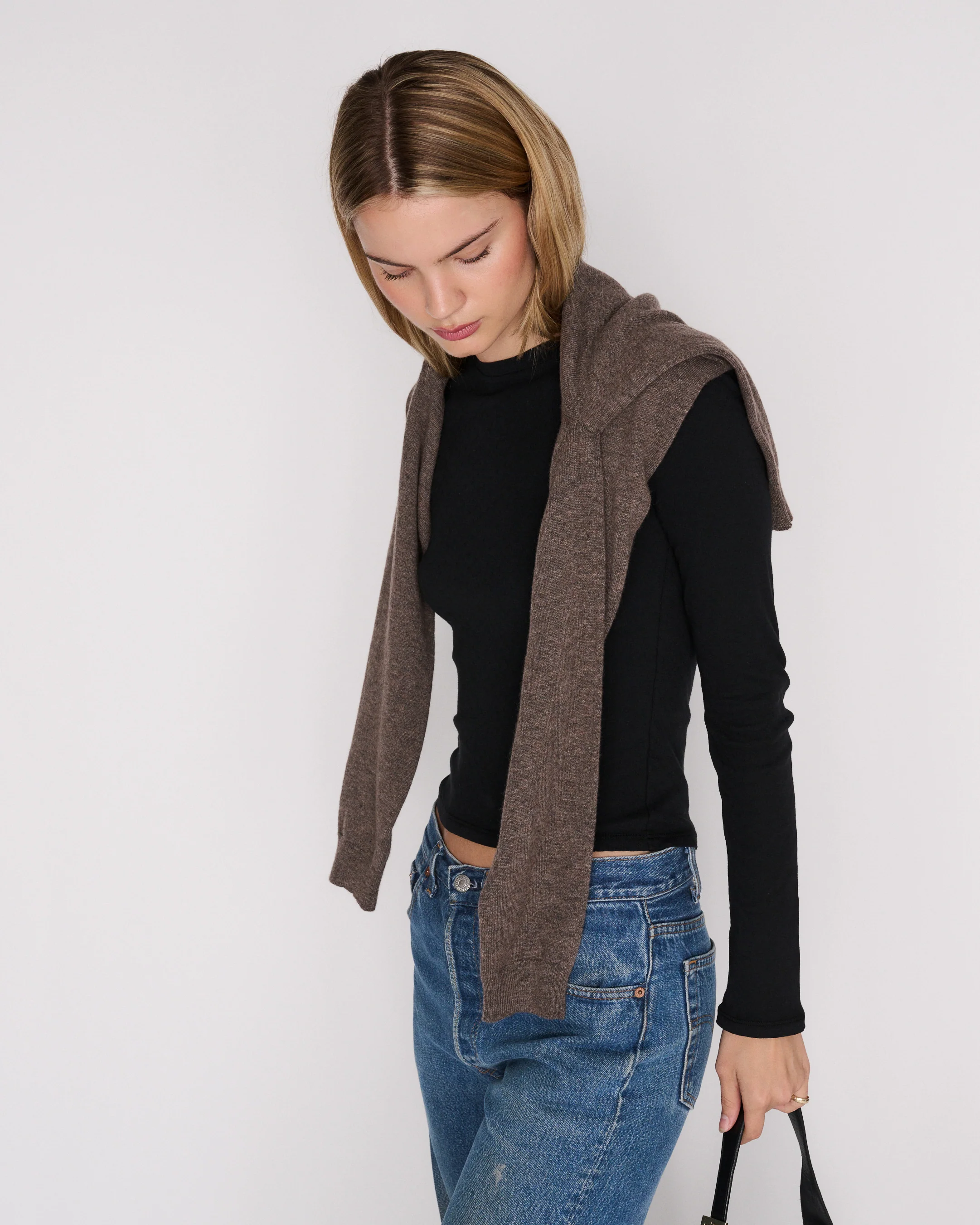 RLT POINTELLE LONG SLEEVE — BLACK - Image 6