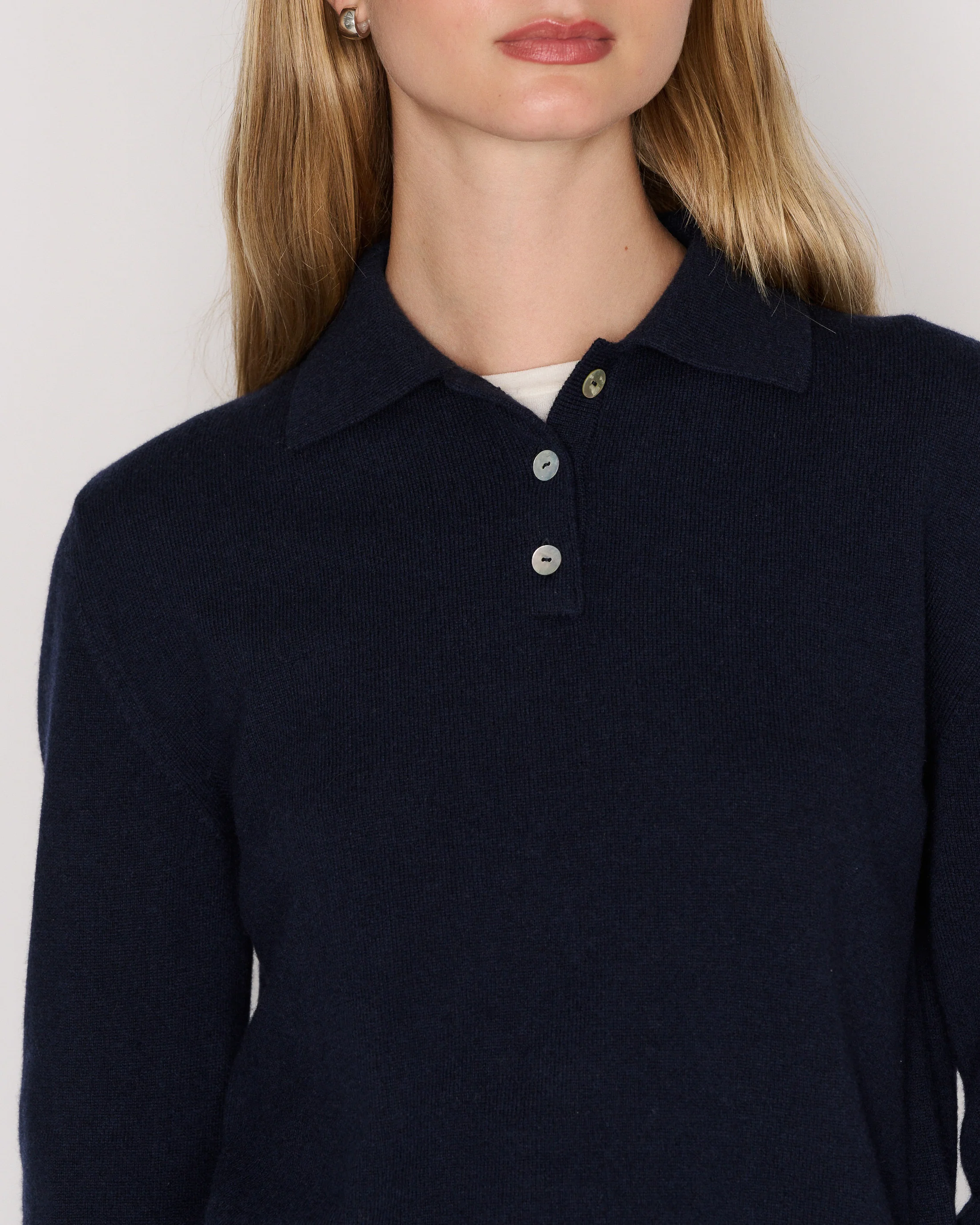 RLT POLO SWEATER - NAVY - Image 4