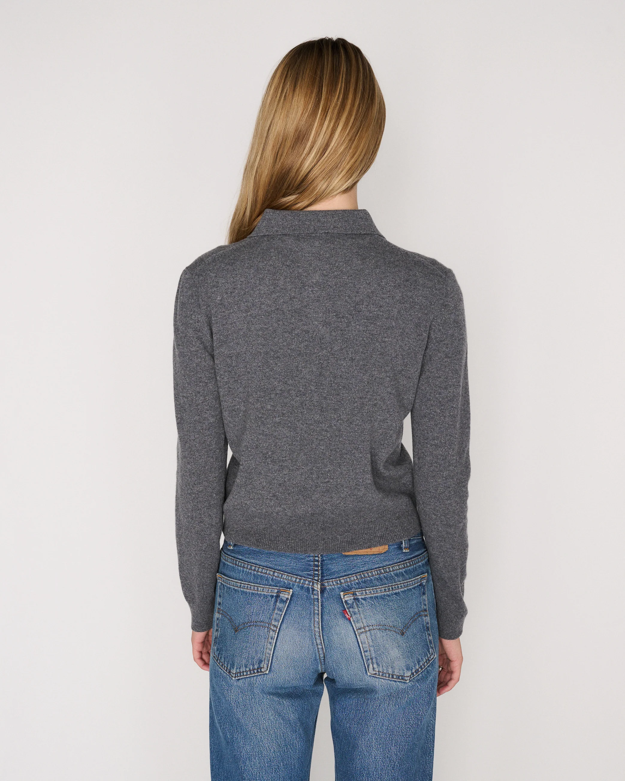 RLT POLO SWEATER - FOG - Image 6