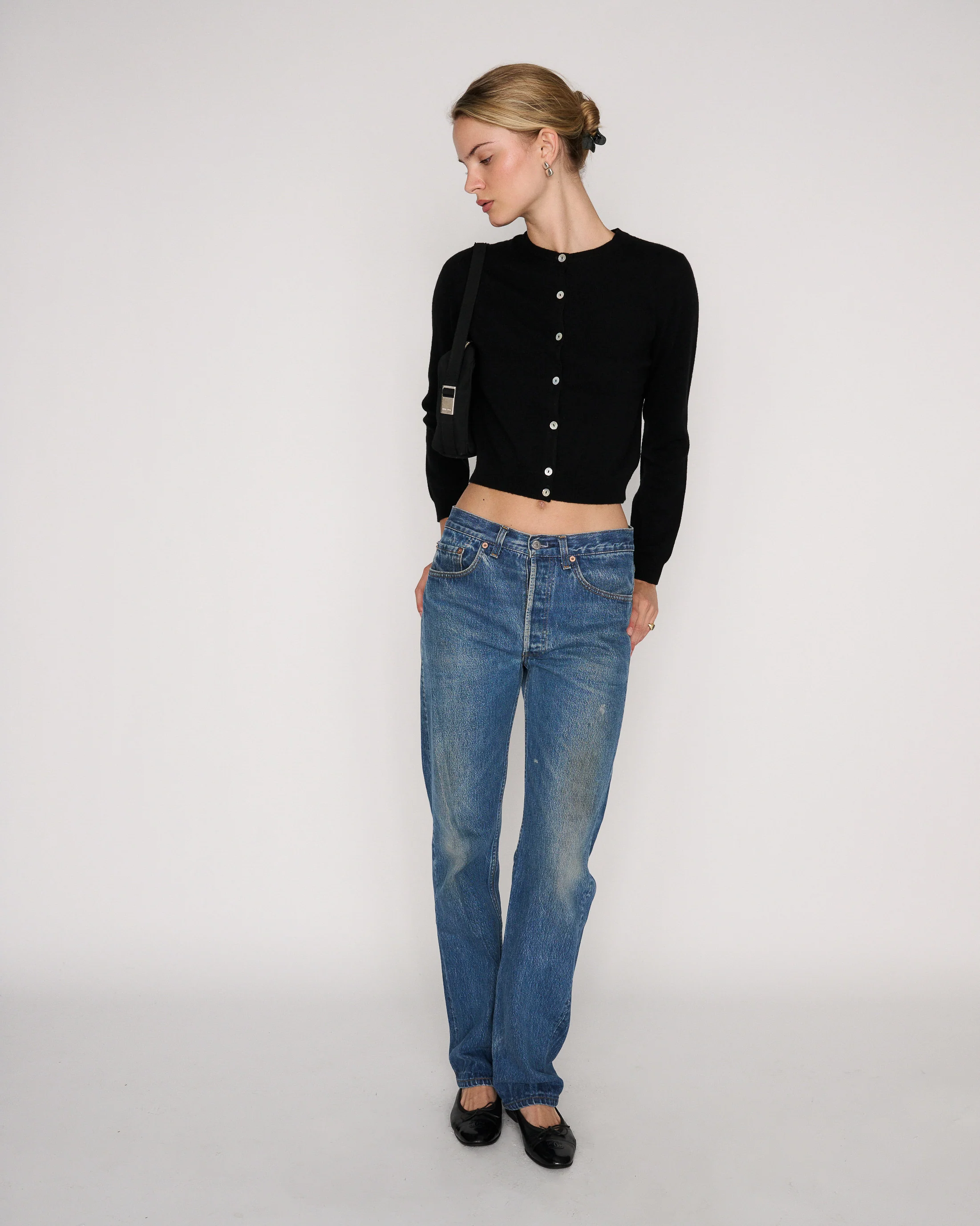 RLT RACHEL CARDIGAN - BLACK - Image 6