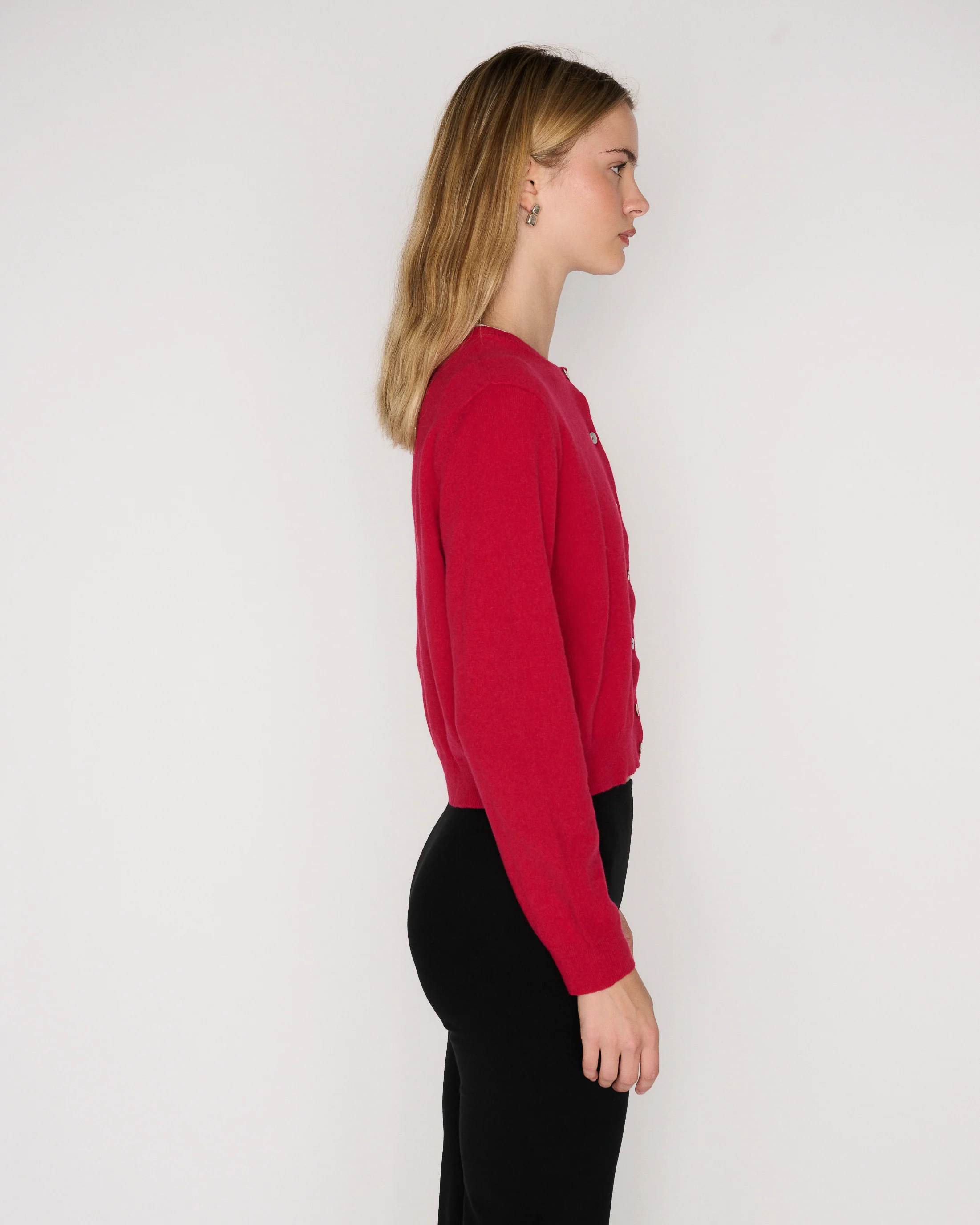 RLT RACHEL CARDIGAN -  RUBY - Image 4