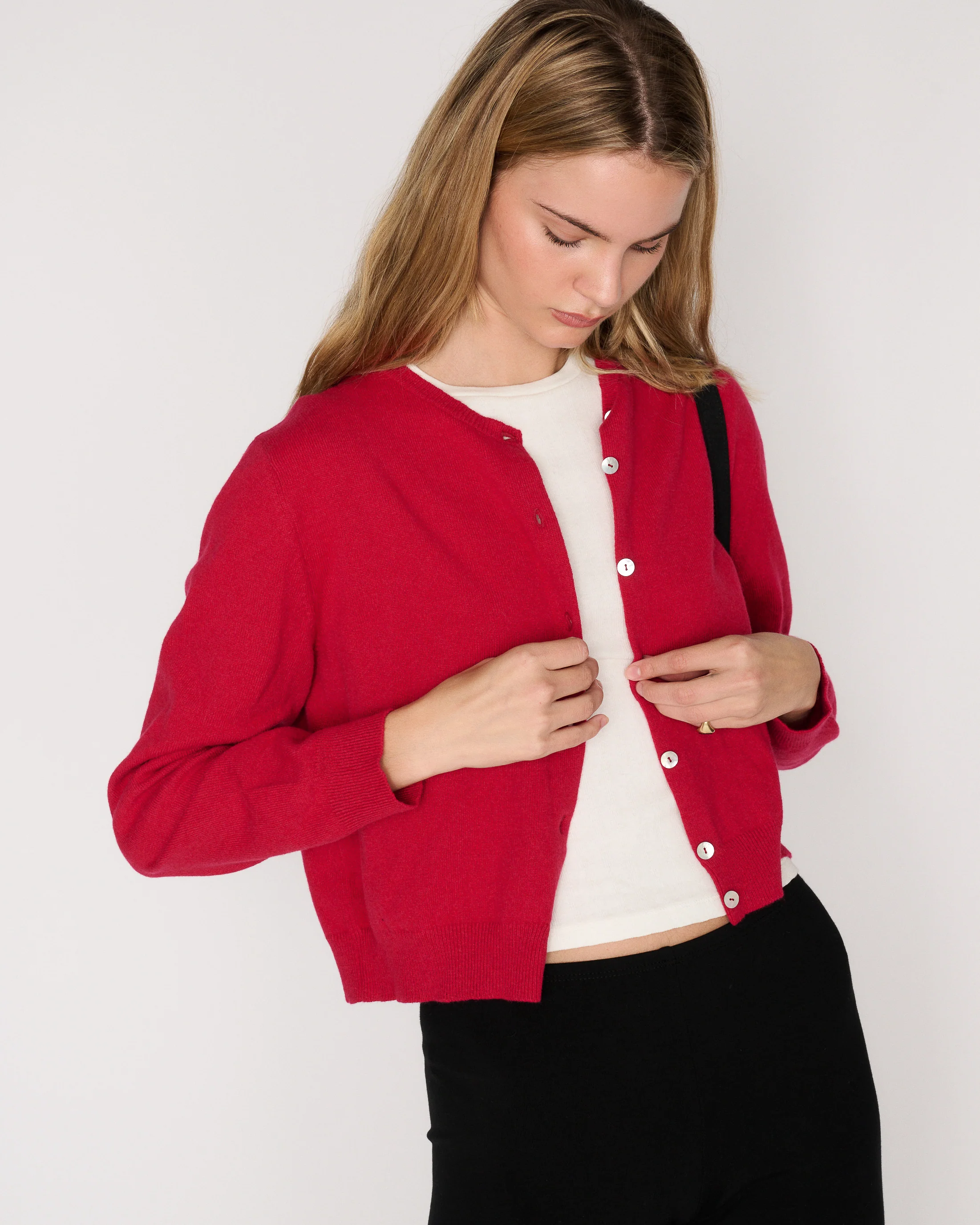 RLT RACHEL CARDIGAN -  RUBY - Image 6