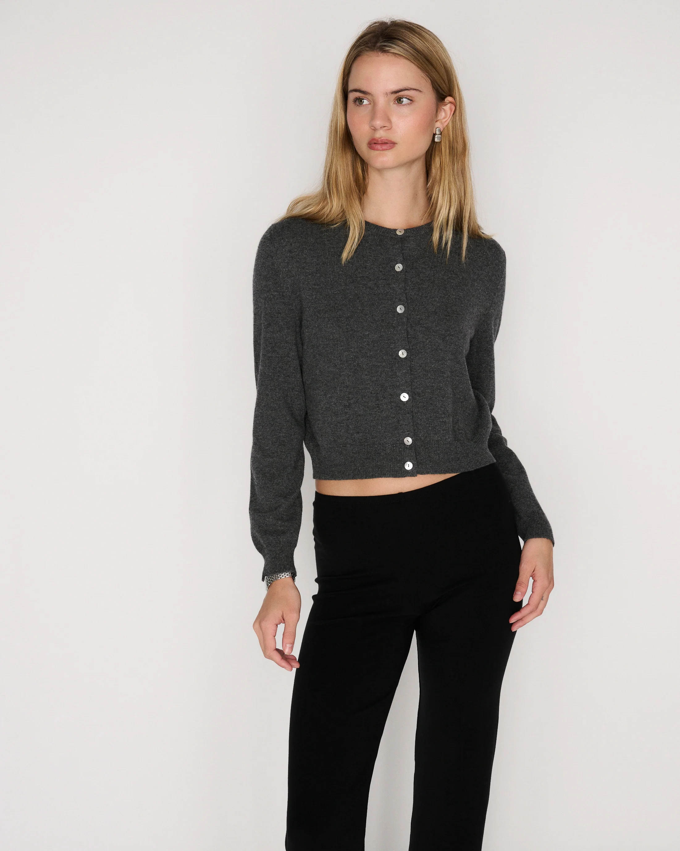 RLT RACHEL CARDIGAN - FOG - Image 3