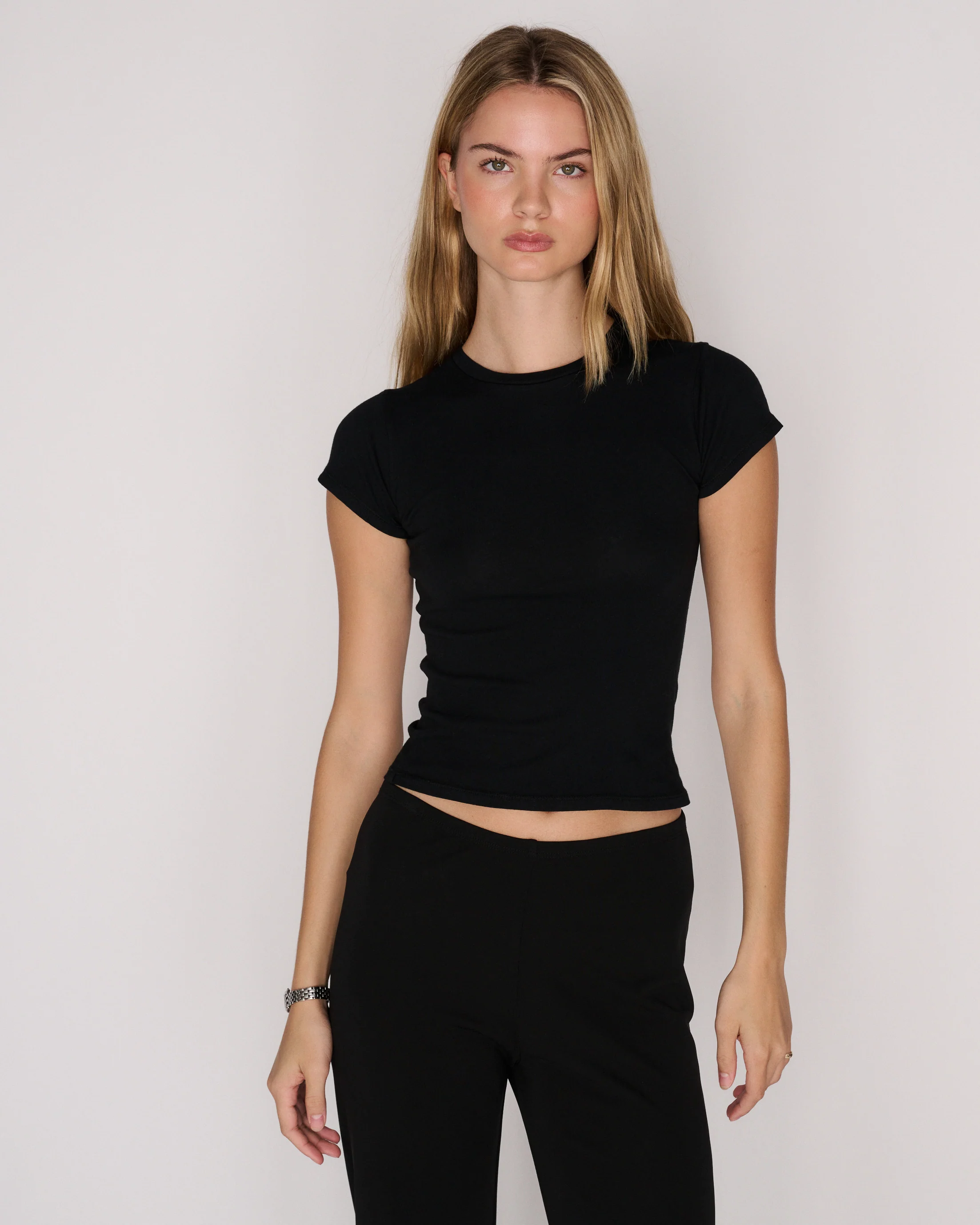 RLT SOFT BABY TEE - BLACK - Image 3