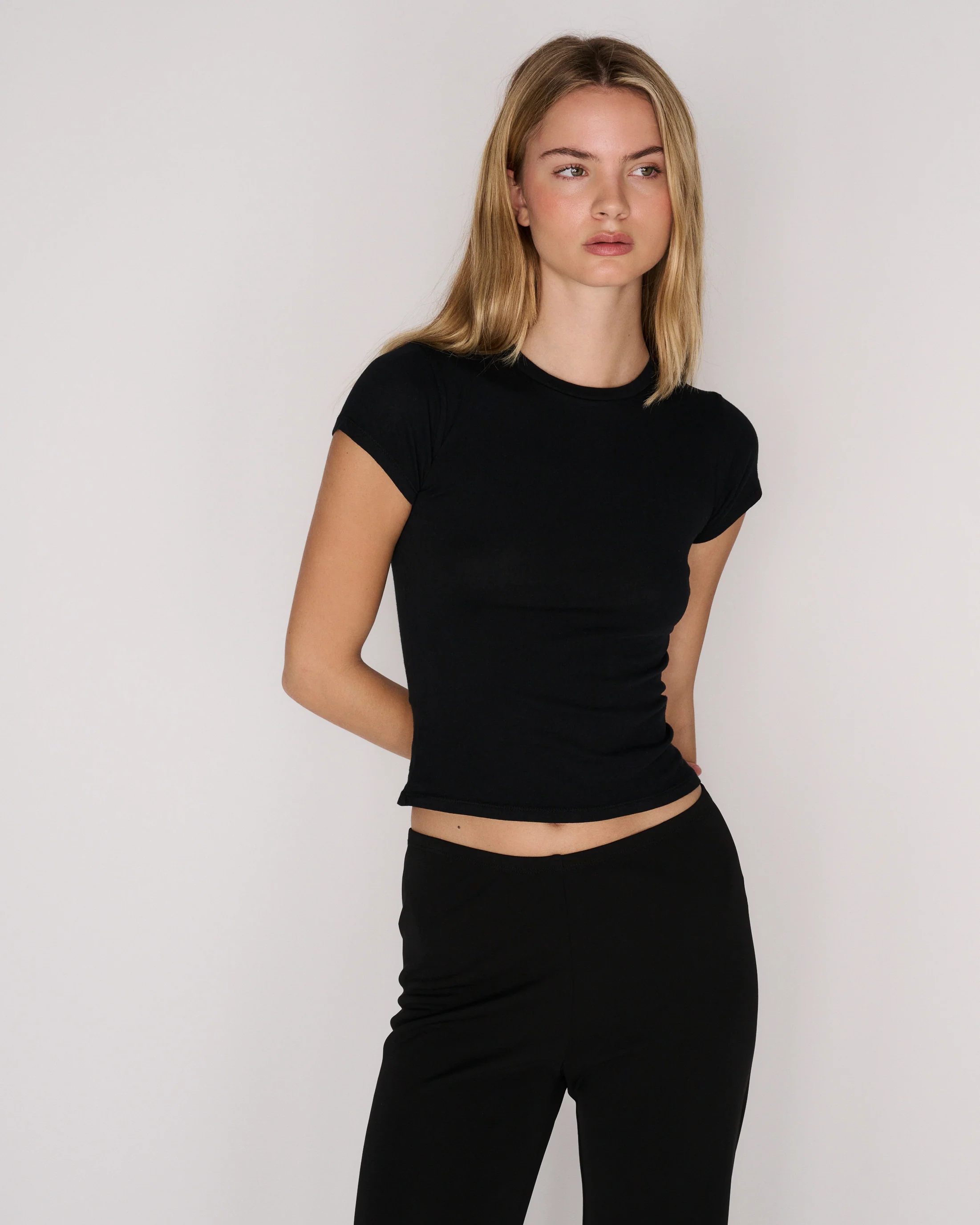RLT SOFT BABY TEE - BLACK - Image 4