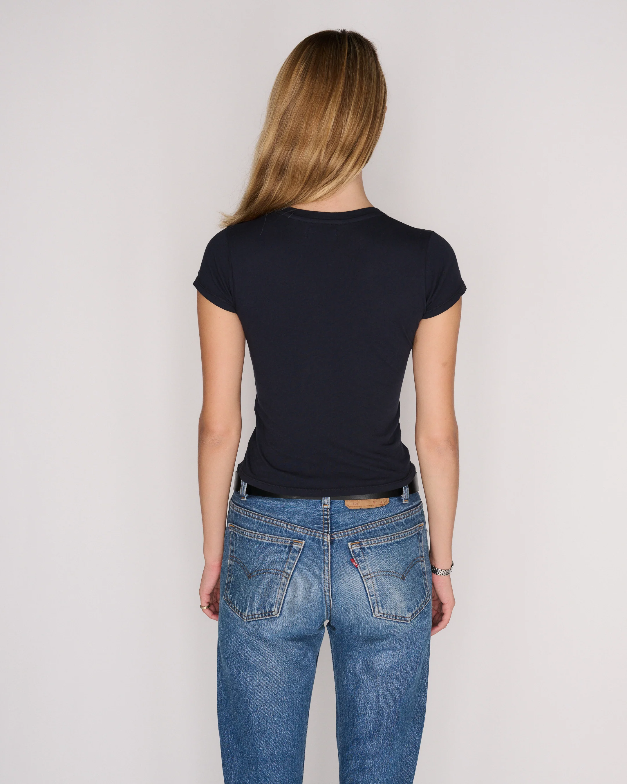 RLT SOFT BABY TEE - NAVY - Image 4