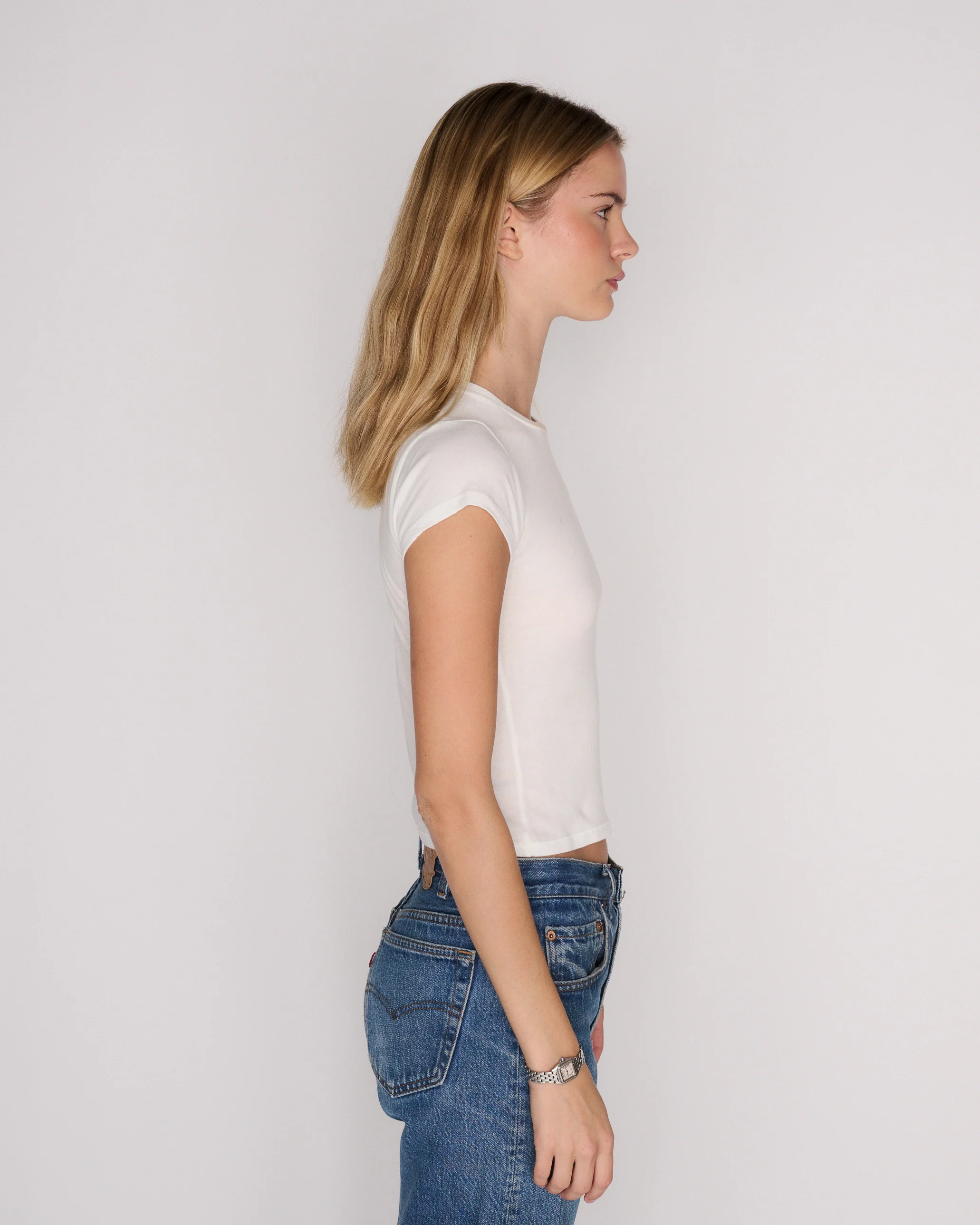 RLT SOFT BABY TEE - WHITE - Image 4