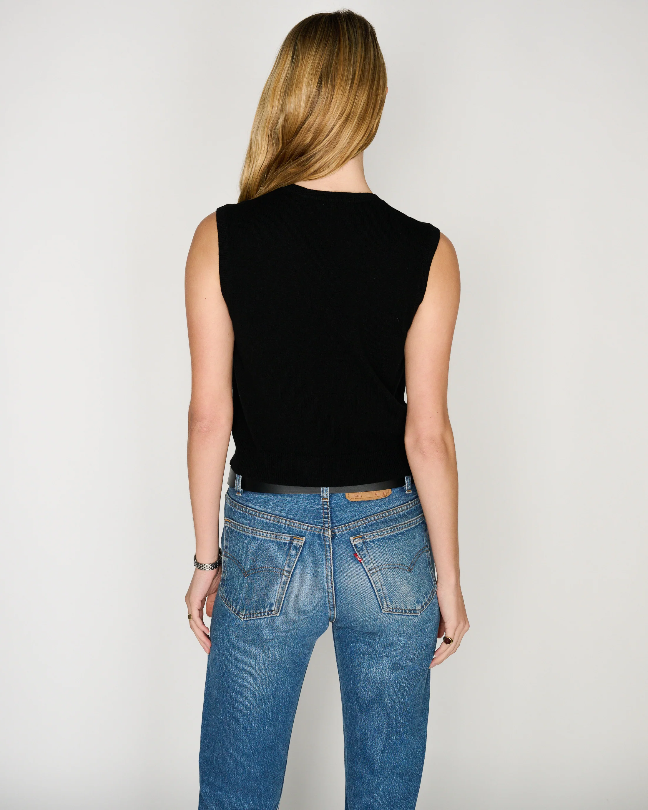 RLT SWEATER VEST - BLACK - Image 5