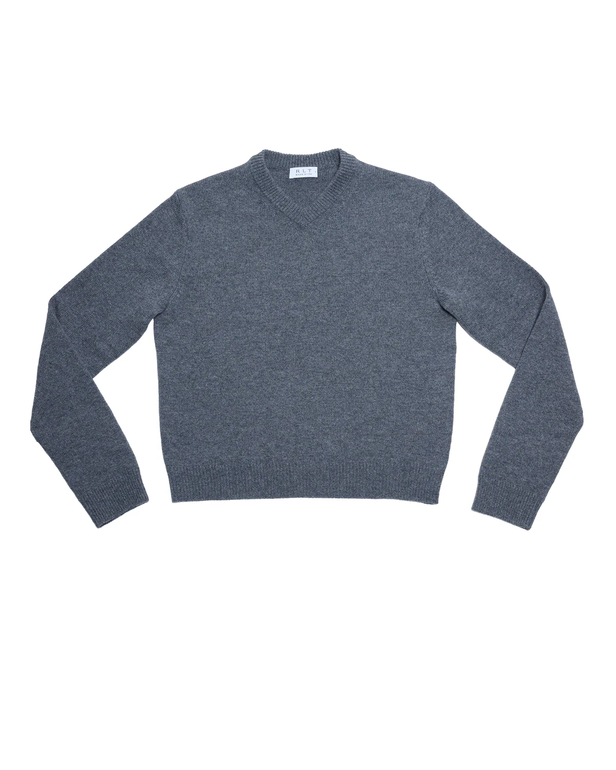 RLT V-NECK SWEATER - FOG
