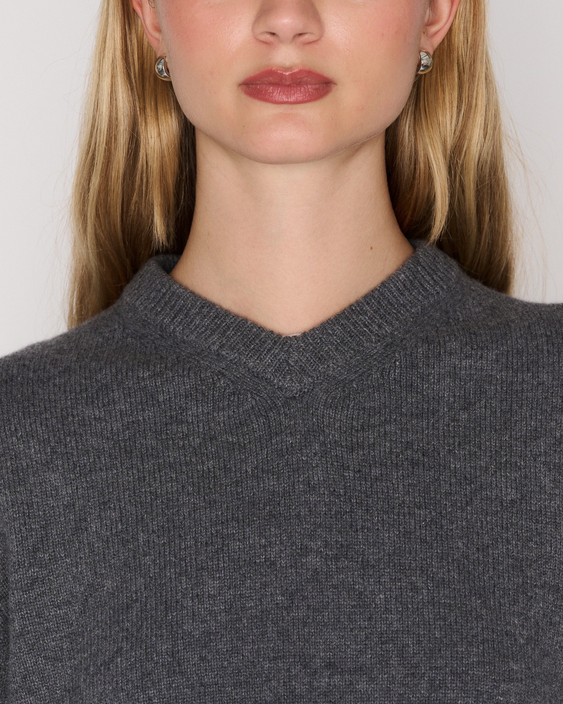 RLT V-NECK SWEATER - FOG - Image 6
