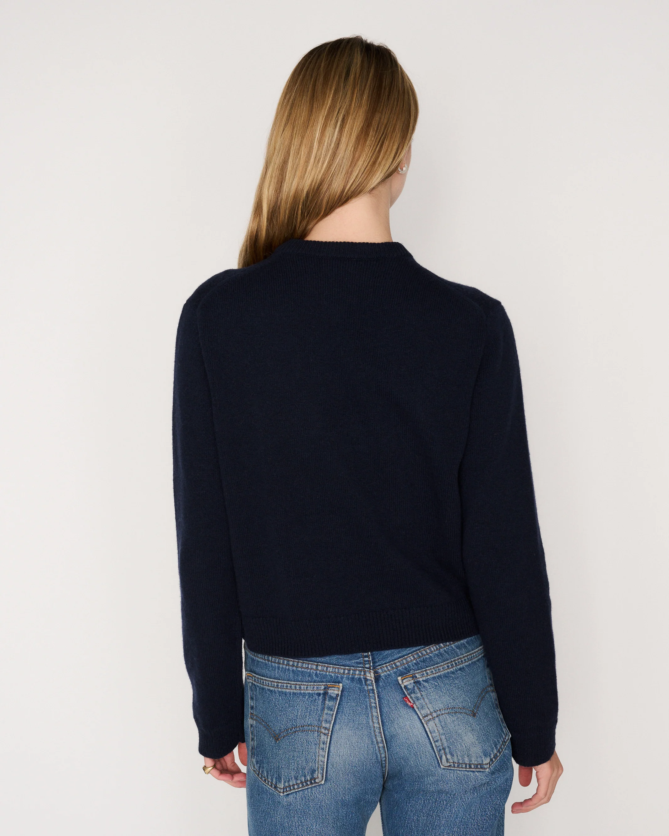 RLT V-NECK SWEATER - NAVY - Image 5