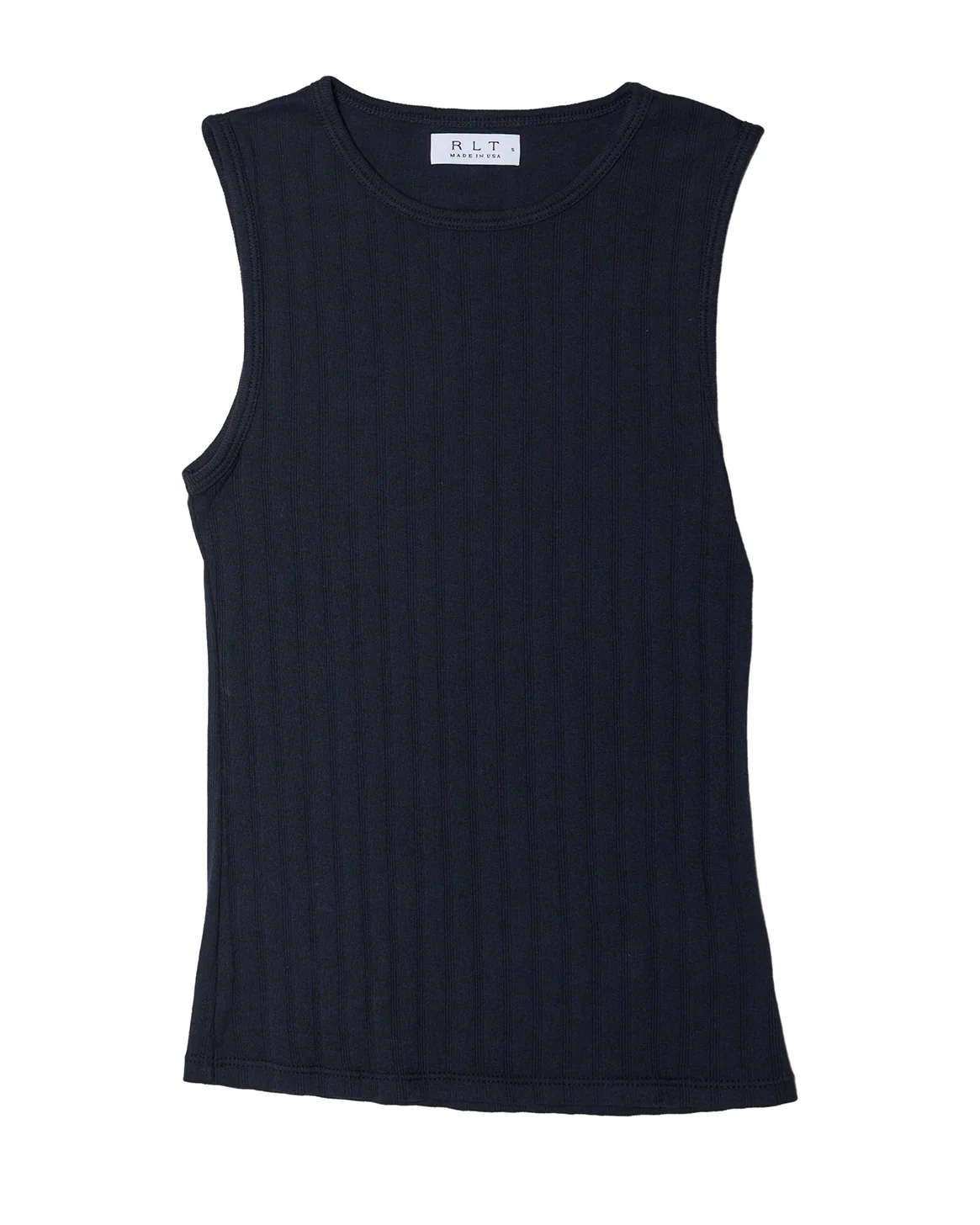 RLT WIDE RIBBBED TANK - NAVY