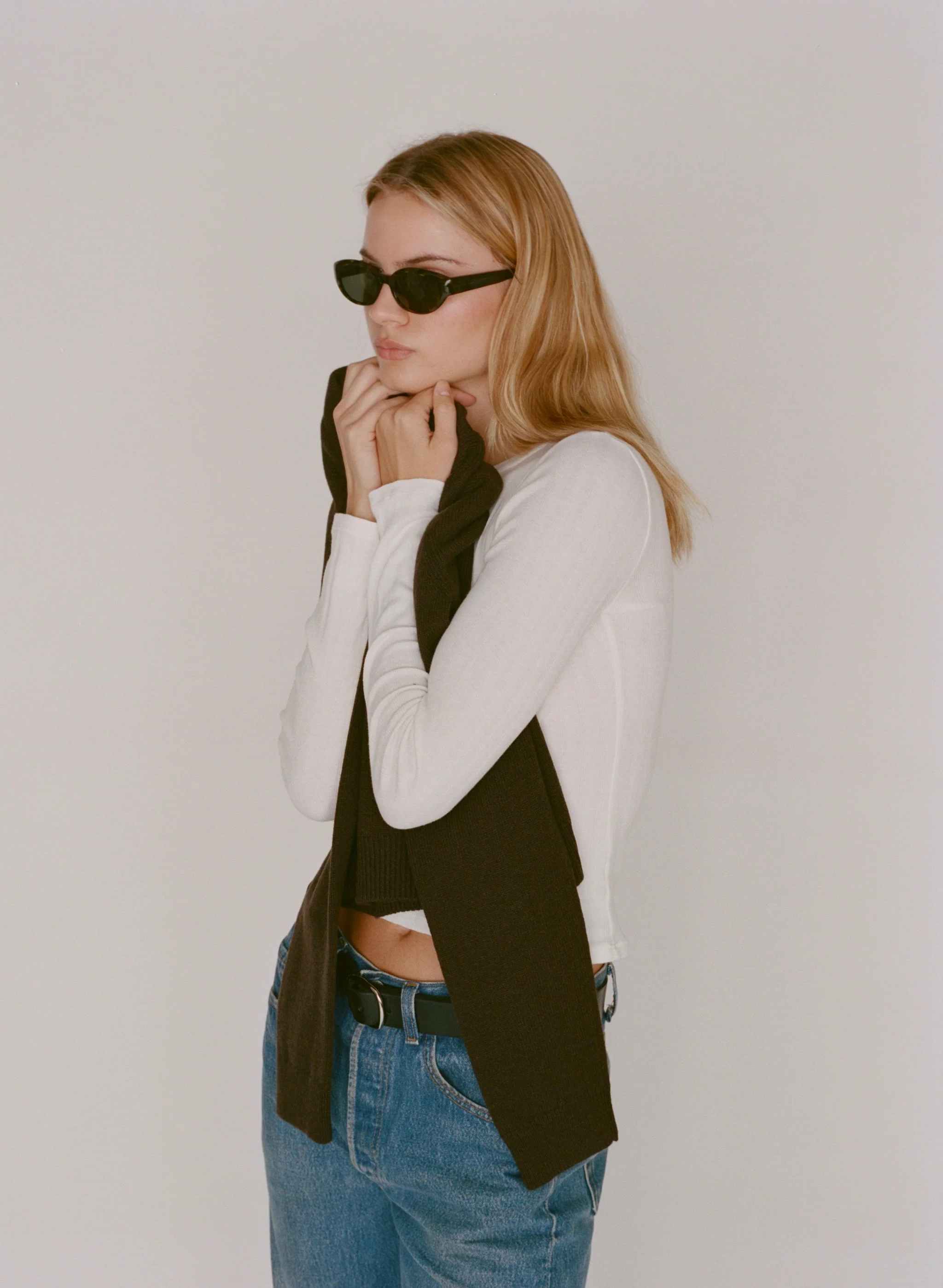 RLT WIDE RIBBED LONG SLEEVE - WHITE - Image 2